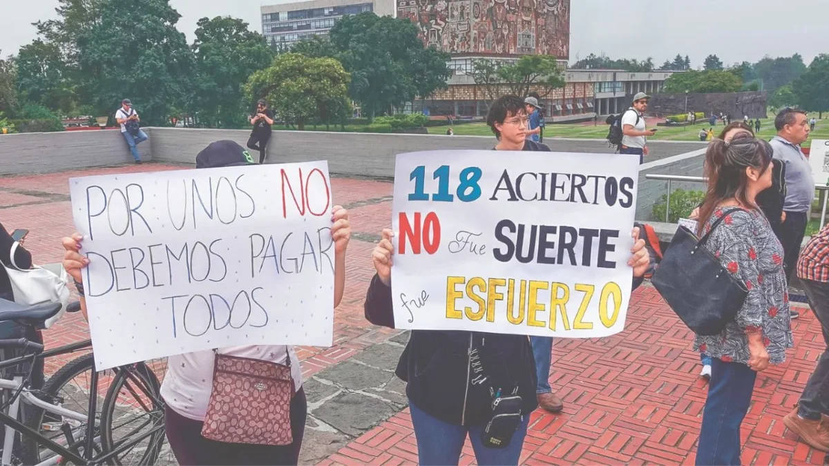 Territorium Life, que pidió audiencia a la UNAM, fue descalificada tiempo atrás en un contrato para supervisar exámenes el línea de jueces.