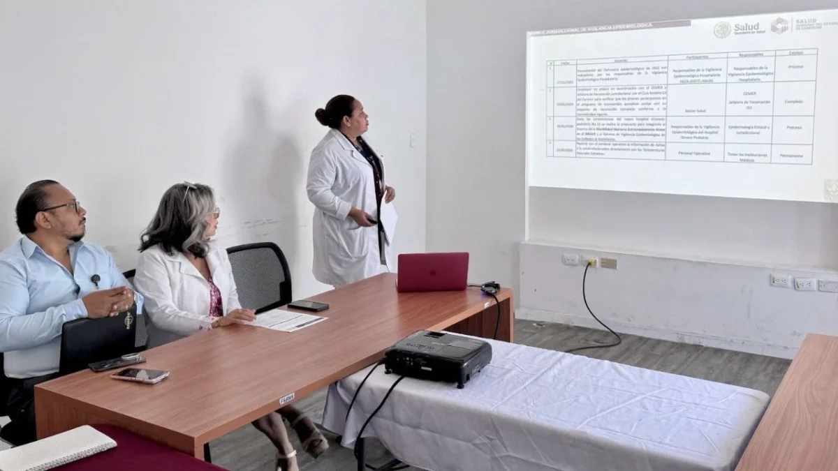 Analizan panorama del dengue, enfermedades diarreicas, infeccionesrespiratorias y tuberculosis en Carmen, Campeche, en beneficio de población.