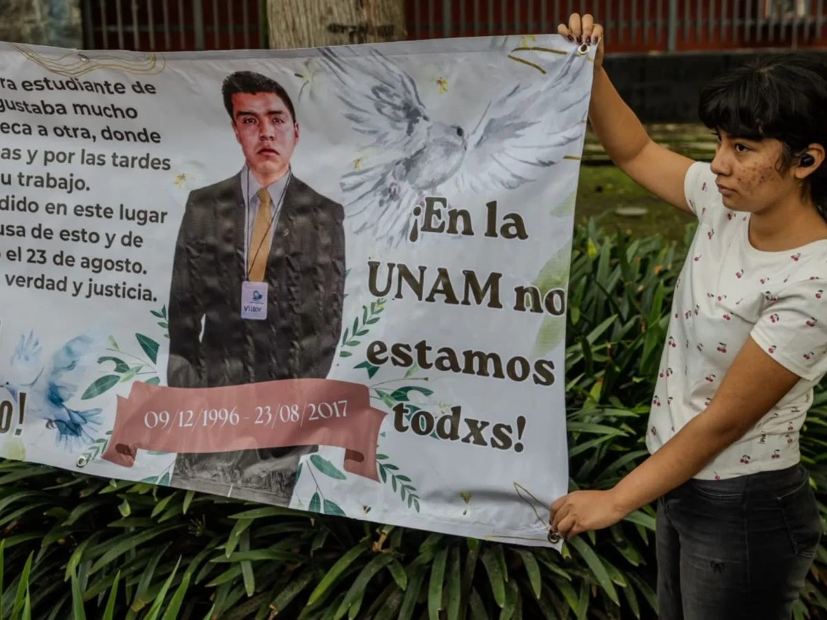 A nueve años, exigen justicia en la UNAM para Luis Roberto