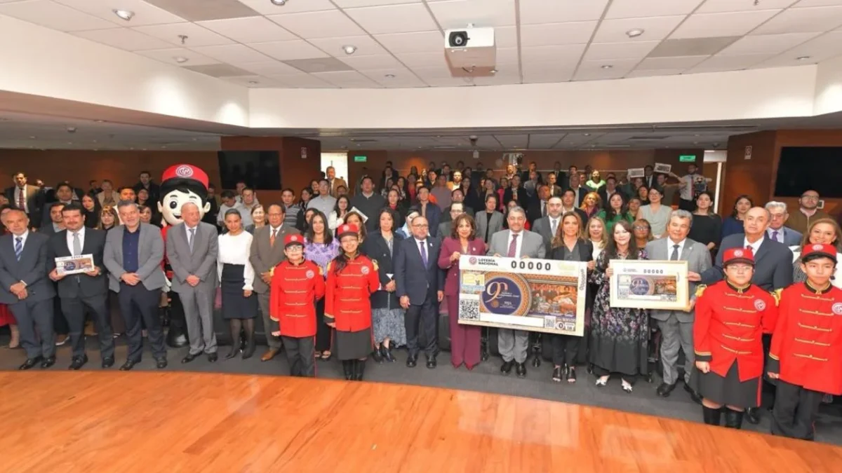Emite Lotería Nacional billete para conmemorar 90 aniversario del TFJA