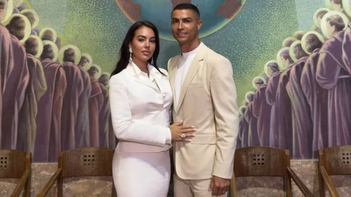 Revelan los detalles de la boda íntima de Cristiano y Georgina