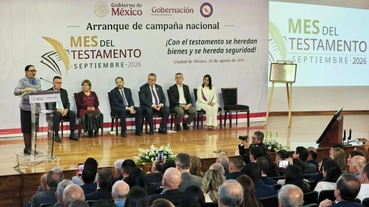 Este viernes dio inicio la Jornada Nacional 'Septiembre, mes del testamento' que busca proteger el patrimonio familiar y dar certeza jurídica