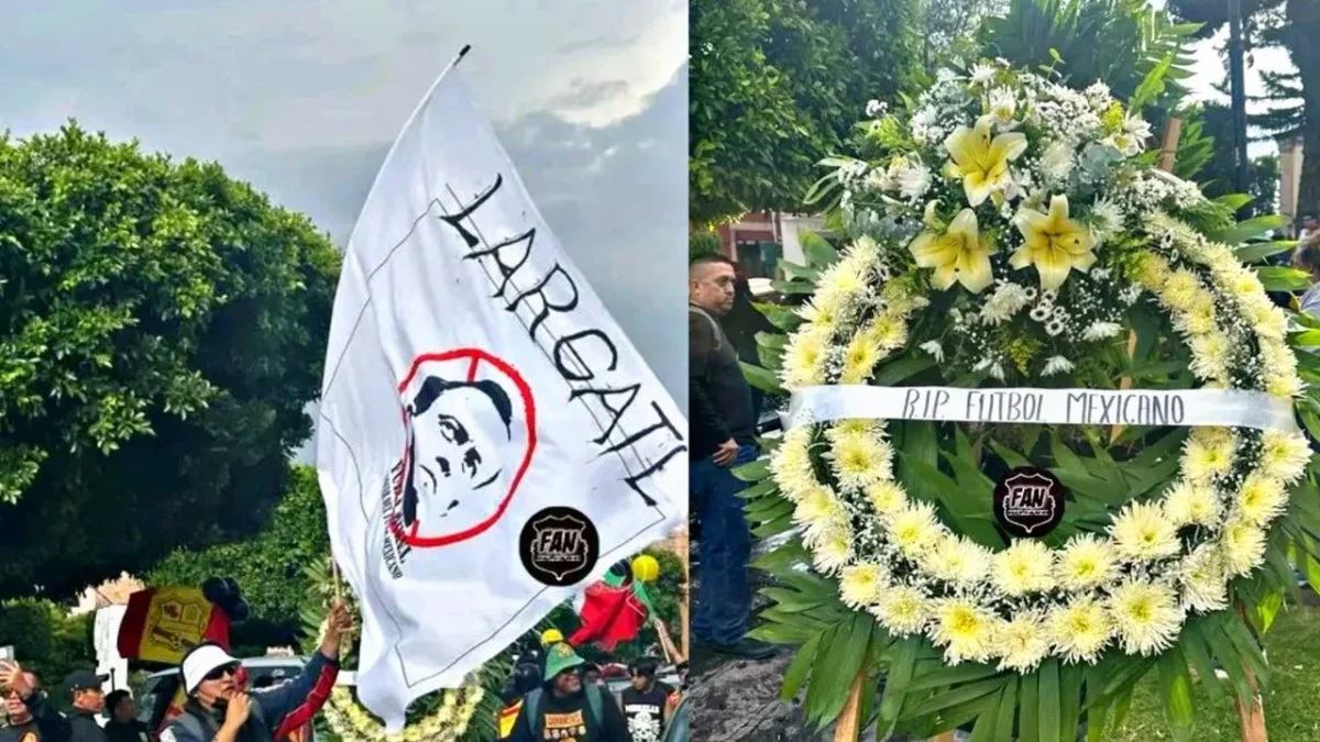 Aficionados del Atlético Morelia se manifestaron con ataúdes y coronas fúnebres para protestar contra la desaparición del ascenso y descenso en el futbol mexicano.