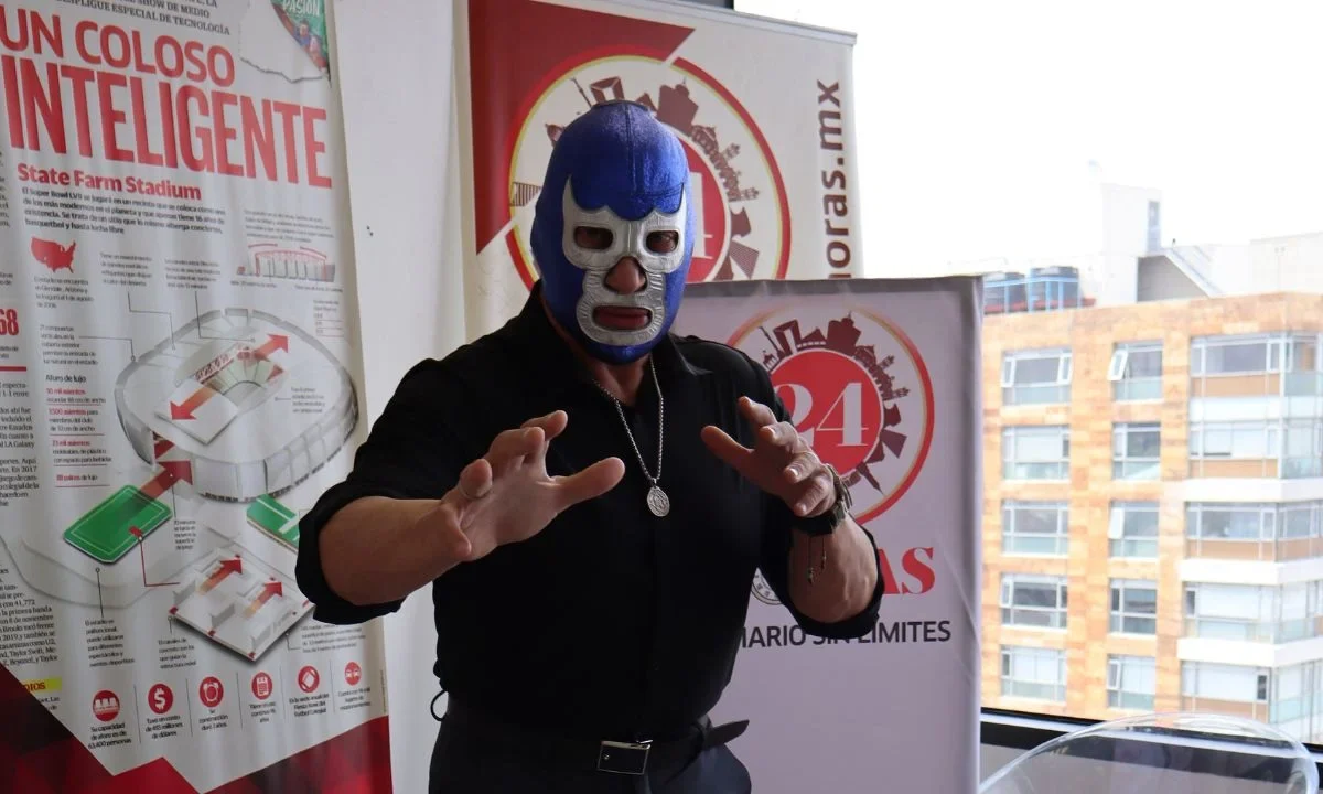 Gracias al libro de Óscar Fernández, Blue Demon Jr. experimentó una catarsis de una vida en la que se cayó, se levantó, agarró aire, se secó las lágrimas y continuó.
