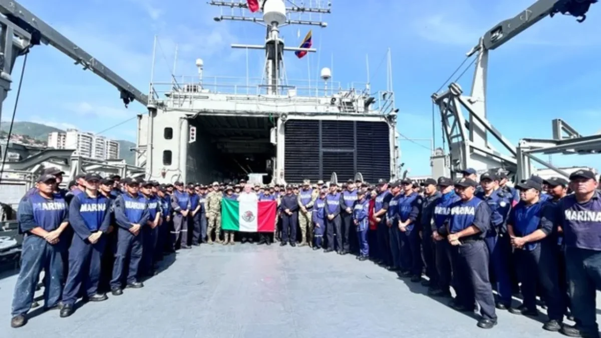 Los buques ARM “Papaloapan” y ARM “Huasteco” trasladaron más de 718 toneladas de ayuda humanitaria de México a Venezuela