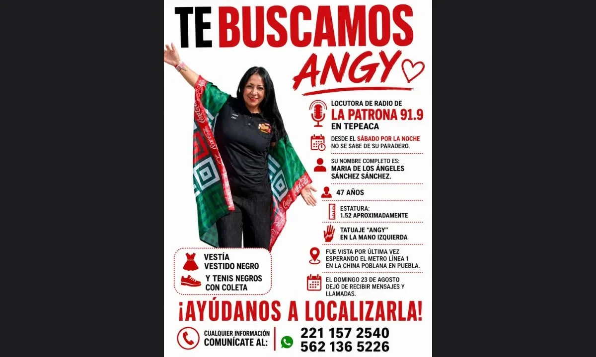 Familiares, colegas y colectivos exigen la localización de los locutores María de los Ángeles Sánchez Sánchez e Iván Michel Atilano.