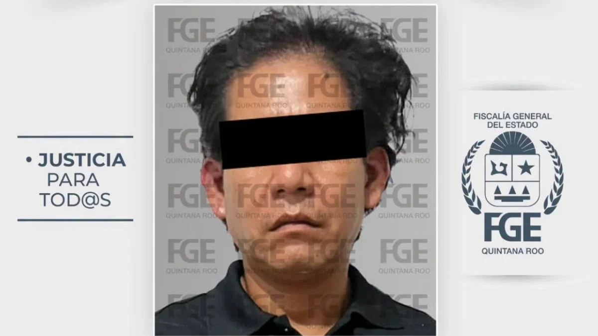La FGE de Quintana Roo informó la detención de Miguel Salvador N, como probable responsable del feminicidio de una adolescente de 15 años.