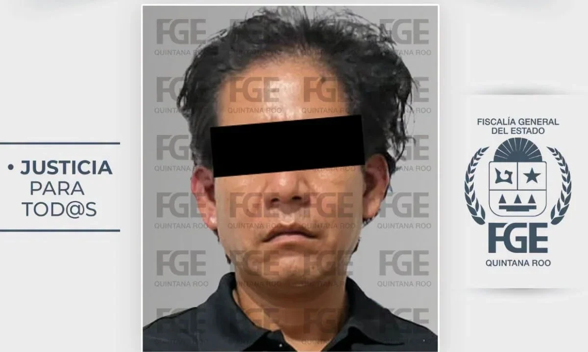 La FGE de Quintana Roo informó la detención de Miguel Salvador N, como probable responsable del feminicidio de una adolescente de 15 años.