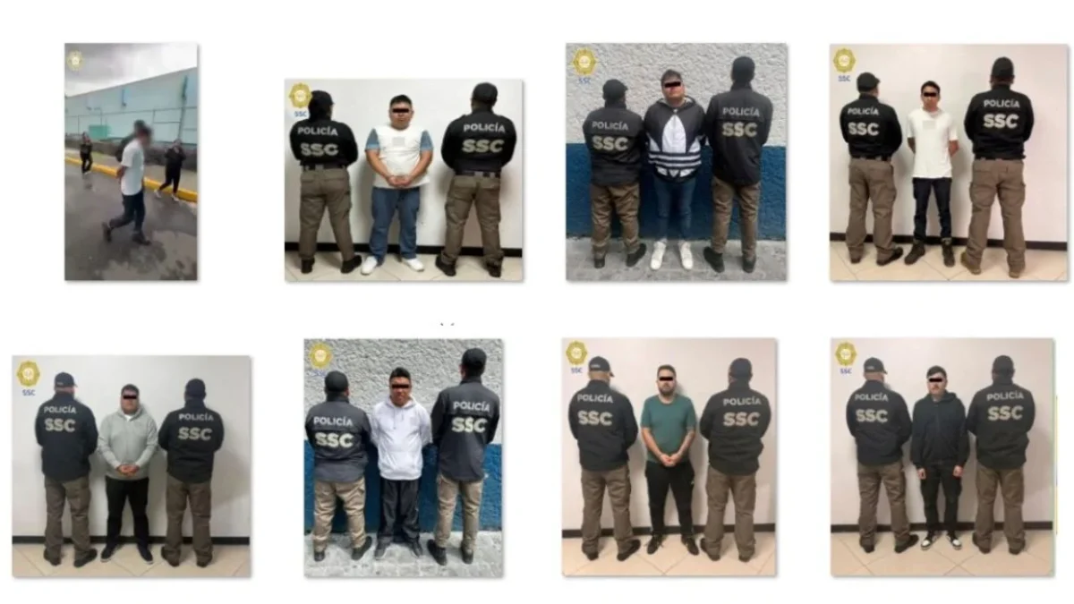 SSC y FGJ detuvieron a siete hombres posiblemente relacionados con 13 robos a casa habitación en CDMX.