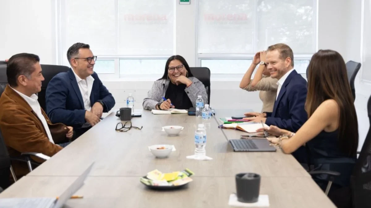 Tras el destape de los cinco coordinadores estatales rumbo a 2027, Citlalli Hernández se reunió con los liderazgos del PT y el PVEM.