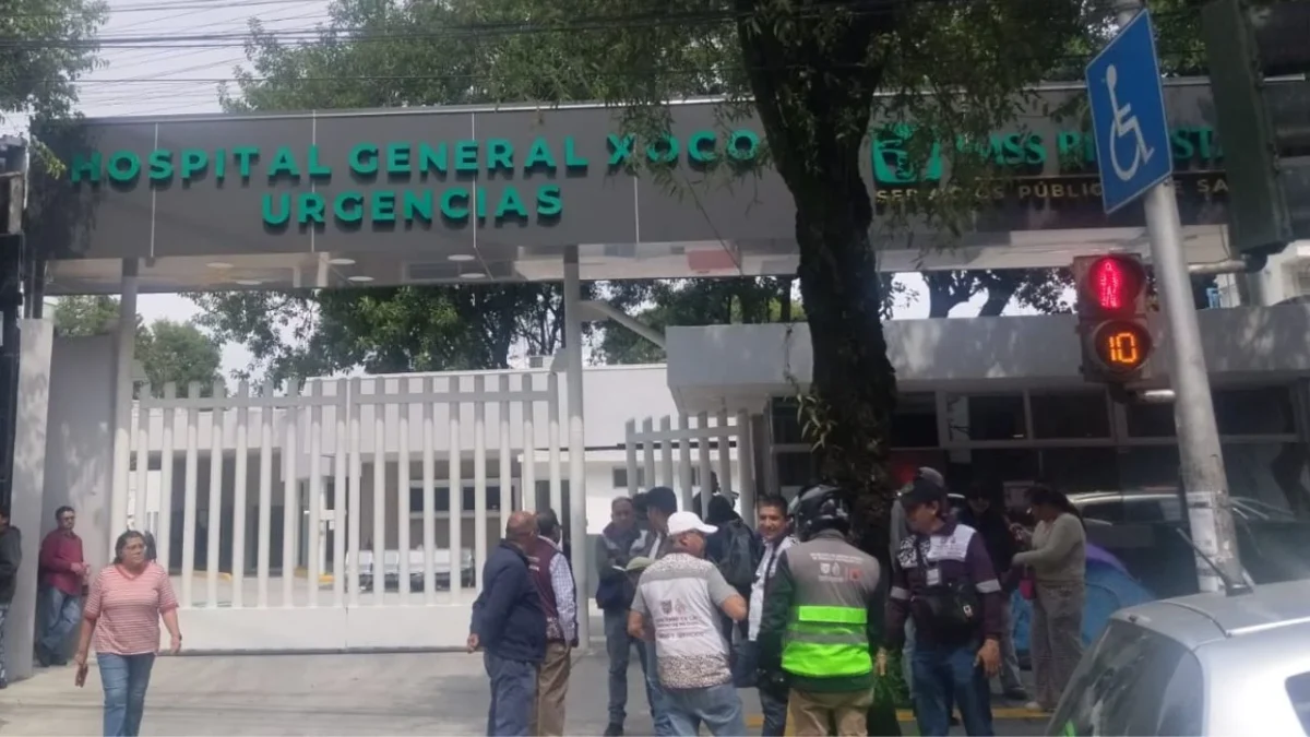 Autoridades realizaron la evacuación preventiva del área de urgencias para realizar una inspección y detectar alguna fuga dentro del lugar.