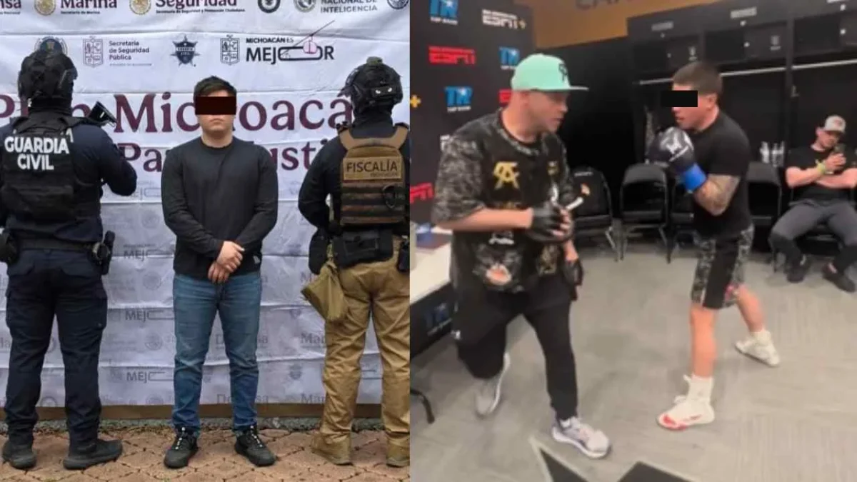 Detienen en Michoacán a 'El Vikingo', presunto extorsionador y boxeador que entrenaba con el hermano del 'Canelo'.