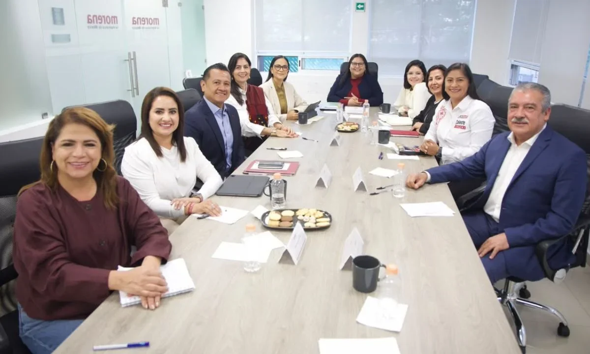 La dirigencia de Morena encabezó una mesa de trabajo con aspirantes a la candidatura por el gobierno de Michoacán denominados 'corcholatas'.