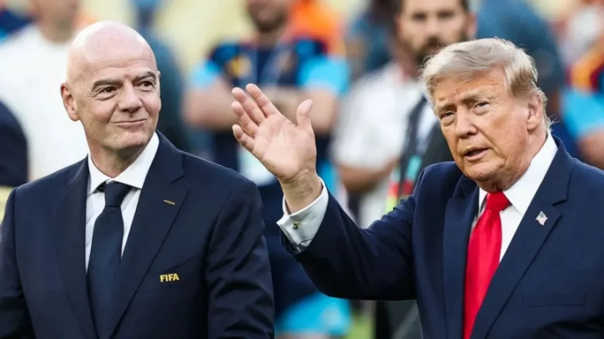 En medio de la crisis por la que atraviesa el presidente de la FIFA, Gianni Infantino, el presidente Trump salió a dar un respaldo público.
