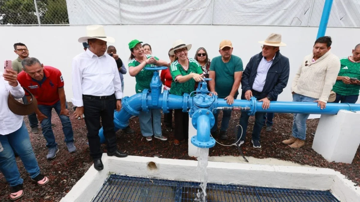 La presidenta municipal de Ecatepec destacó la inversión histórica en agua potable y drenaje que supera los mil 785 millones de pesos.