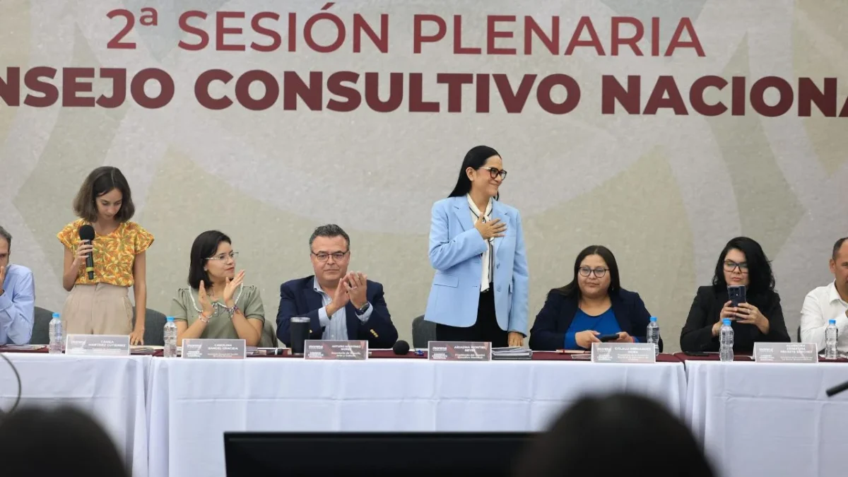 Ariadna Montiel Reyes, presidenta nacional de Morena, encabezó la Segunda Sesión Plenaria del Consejo Consultivo del partido.