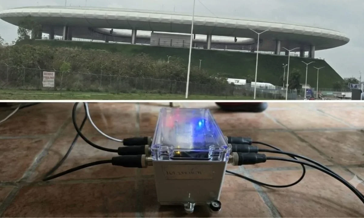 El equipo de CUSur decidió instalar cuatro estaciones de monitoreo alrededor del Estadio Guadalajara durante las jornadas mundialistas.