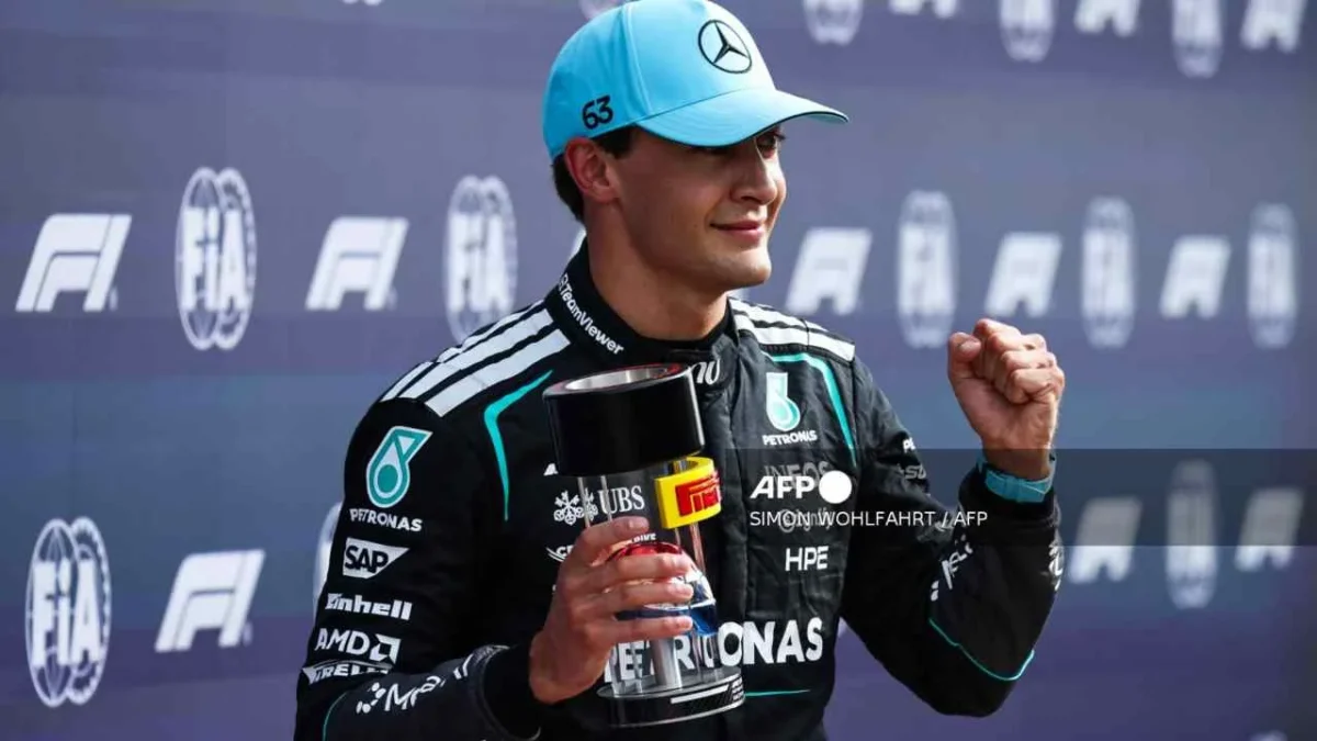 George Russell (Mercedes) saldrá desde la 'pole position' el sábado en la carrera sprint.
