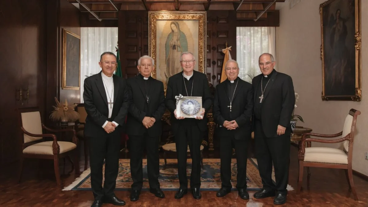 La CEM afirmó que el cardenal Pietro Parolin pudo constatar, en su visita a México, el compromiso de la Iglesia con la construcción de la paz.