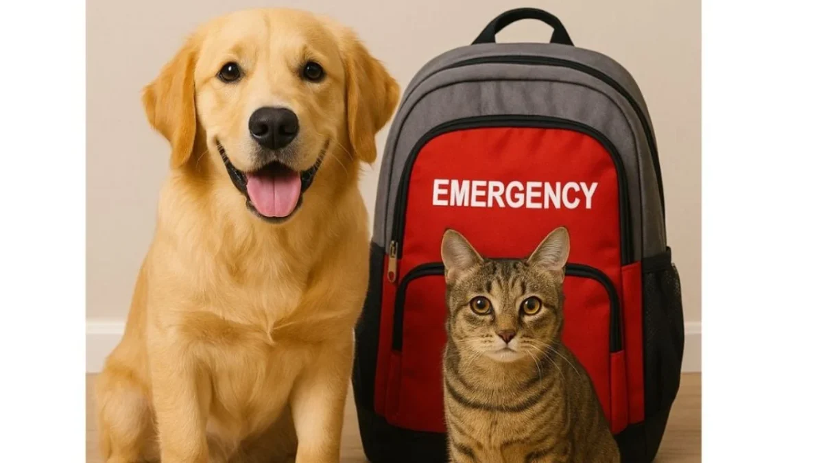 La mochila de vida para mascotas debe contener agua, alimento, plato, correa, manta, cartilla, medicamentos, bolsas y otros artículos indispensables