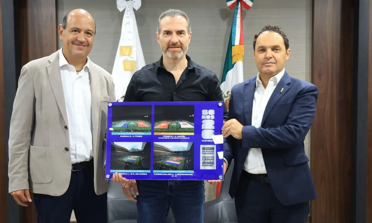 El Gobierno de Monterrey recibió reconocimiento por la organización, coordinación y participación ciudadana durante la jornada mundialista.