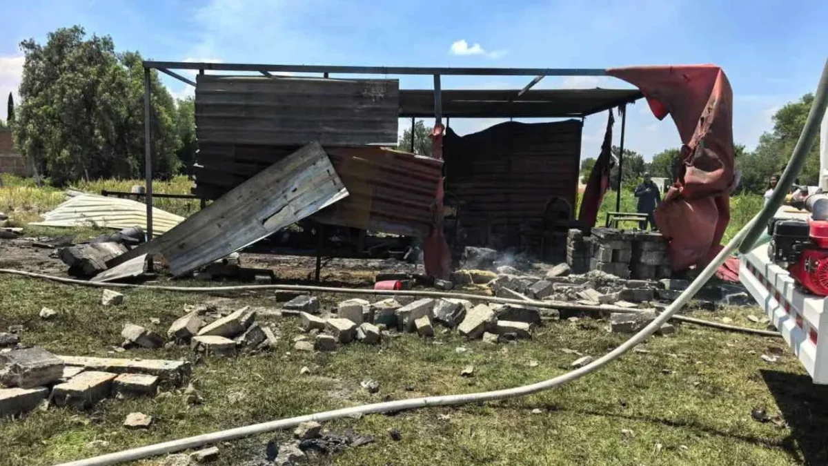 El Municipio de Zumpango reveló que no se reportan personas lesionadas tras la explosión en un polvorín en la comunidad de San Pedro Laguna.