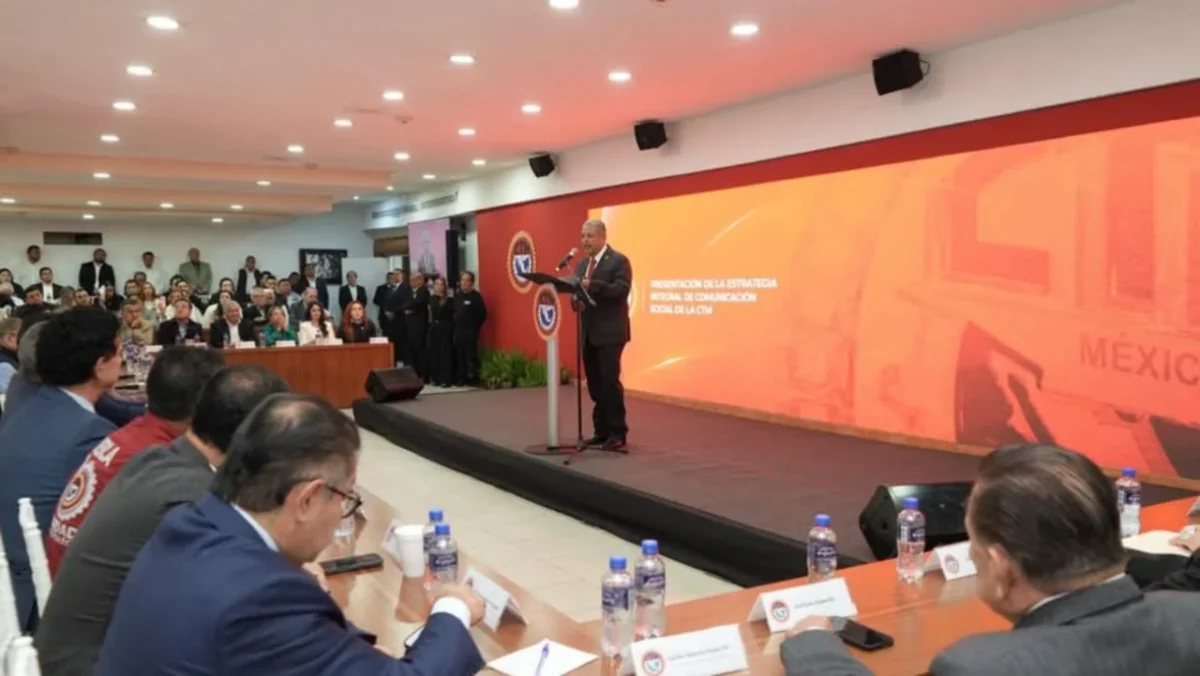Tereso Medina, secretario de la CTM, presentó la Estrategia Integral de Comunicación Social para fortalecer la voz de los trabajadores.
