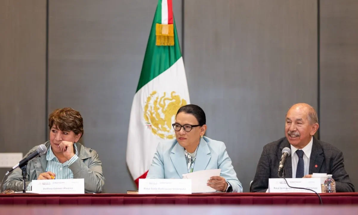 Rosa Icela Rodríguez, titular de Segob, encabezó la mesa de trabajo para revisar los avances del Plan Integral de la Zona Oriente del Edomex.