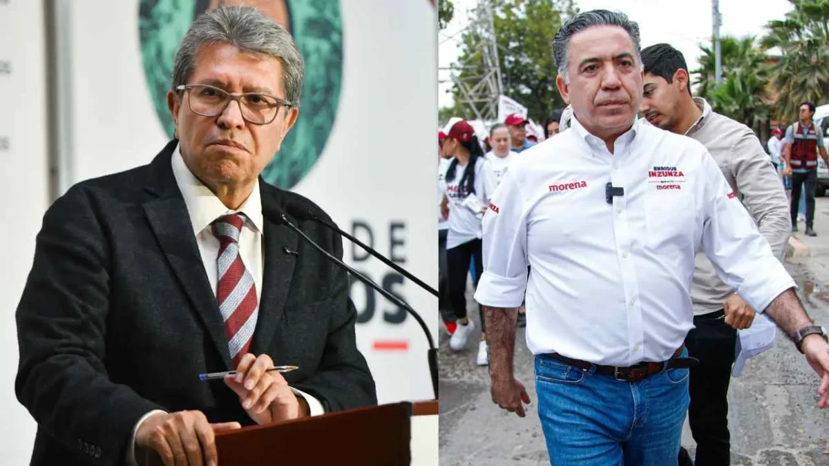 Ricardo Monreal reconoció que la salida de Enrique Inzunza pone en riesgo la mayoría calificada en el Senado.