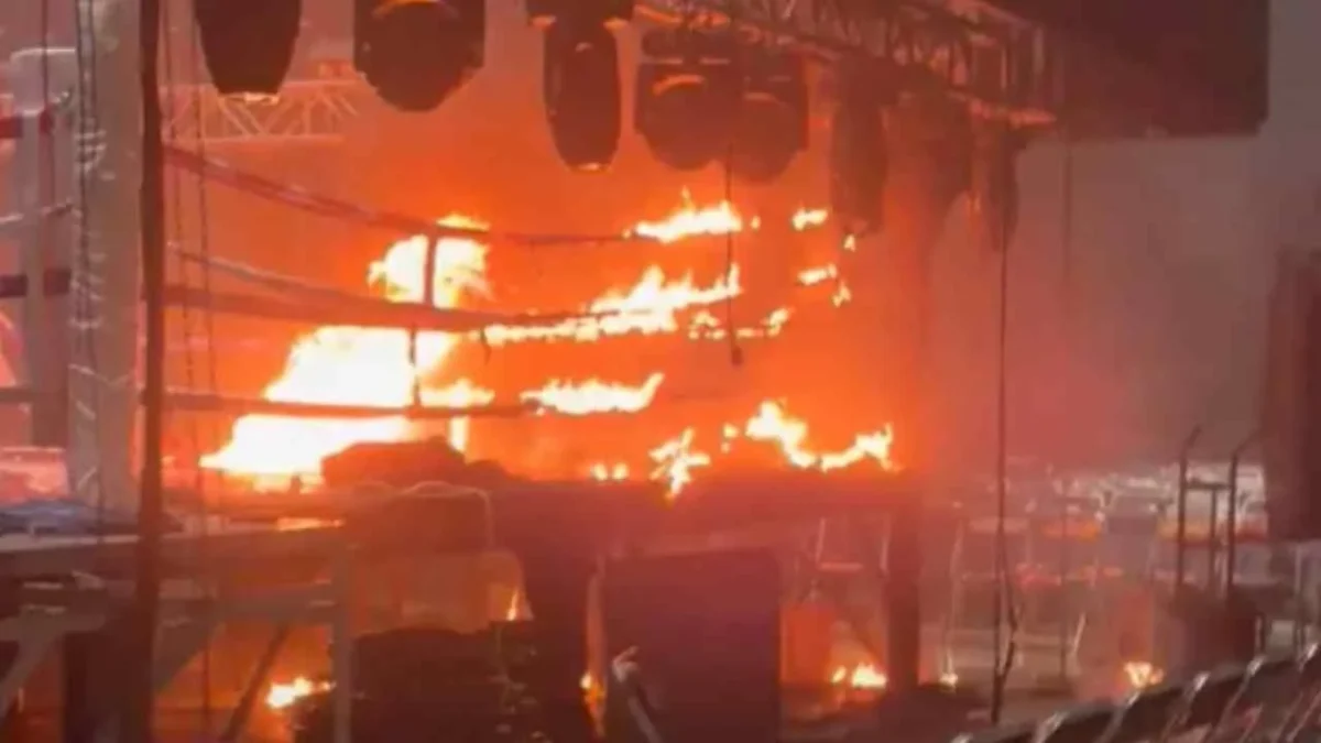 Una función de box en Sonora, en la que participarían influencers, se tuvo que suspender por la quema del ring y detonaciones de arma de fuego.