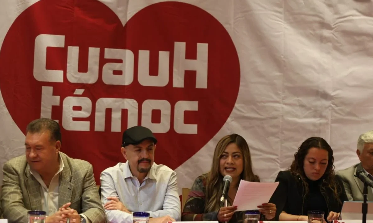 Confirman presencia de Morena detrás de pintas CH en Cuauhtémoc, modifican logo