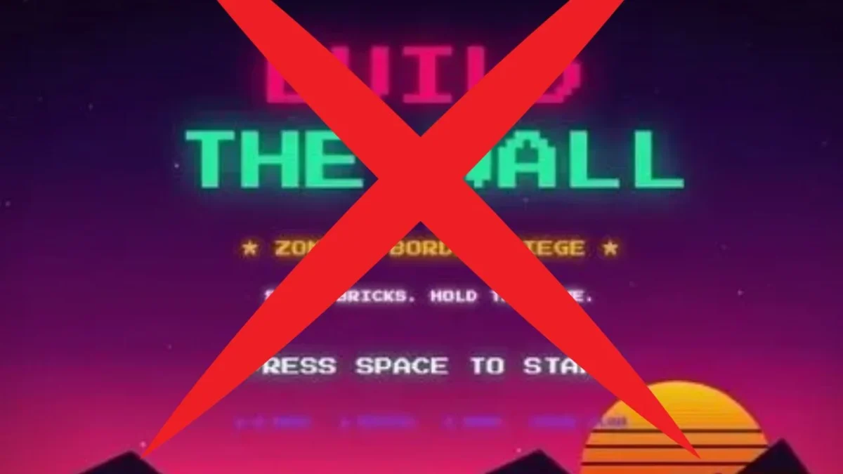 La Casa Blanca retira de su página un juego tipo Tetris llamado 'Construye el muro'
