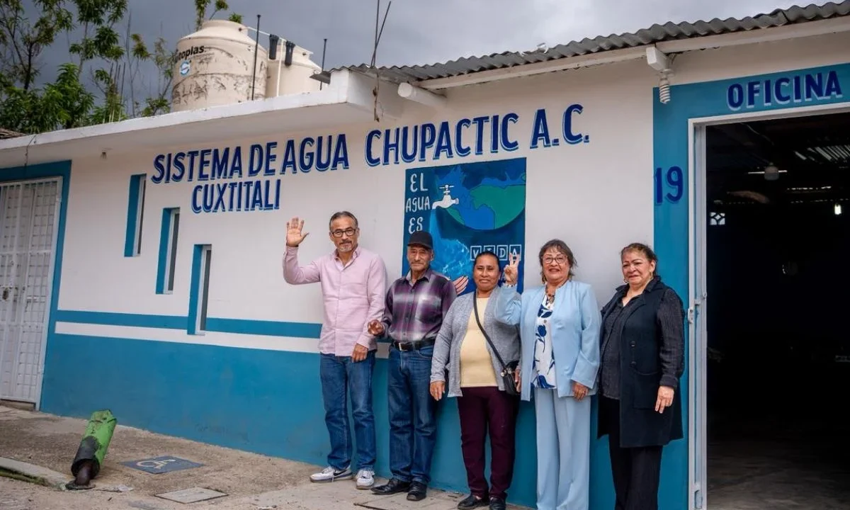Nuevo pozo abastecerá de agua potable a la comunidad de Cuxtitali