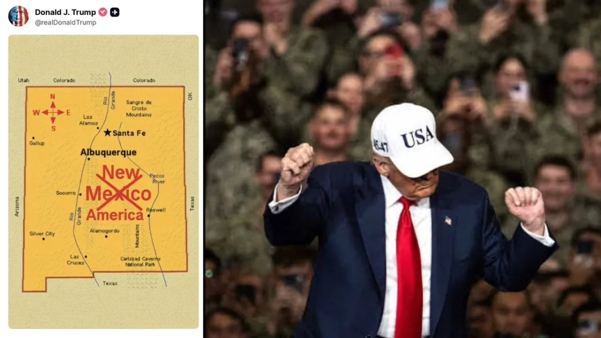 Trump rebautiza el nombre de Nuevo México a 'Nueva América'