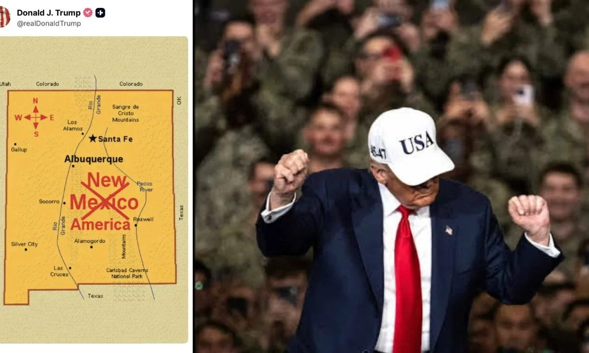 Trump rebautiza el nombre de Nuevo México a 'Nueva América'