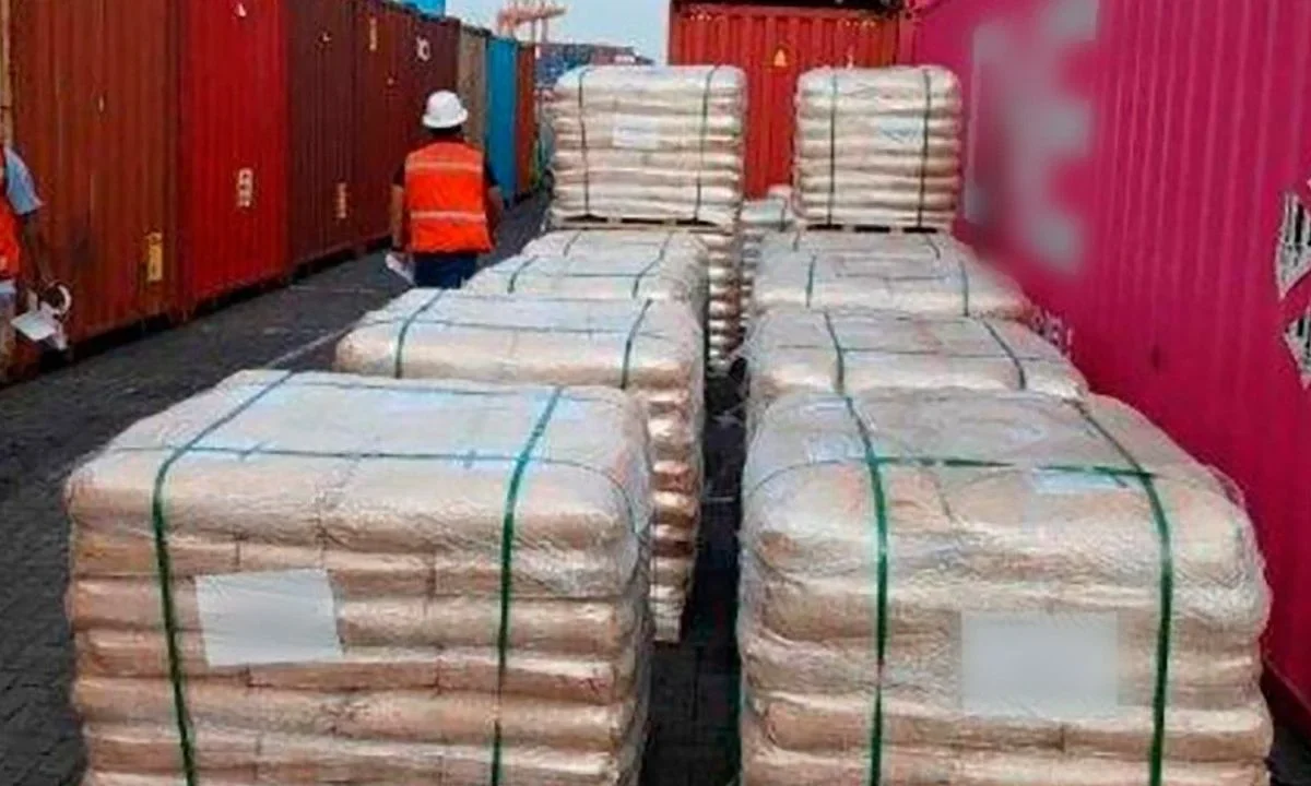 En la Aduana de Manzanillo se identificó la importación de dextrosa anhidra, una sustancia química usada para cortar o diluir drogas ilícitas