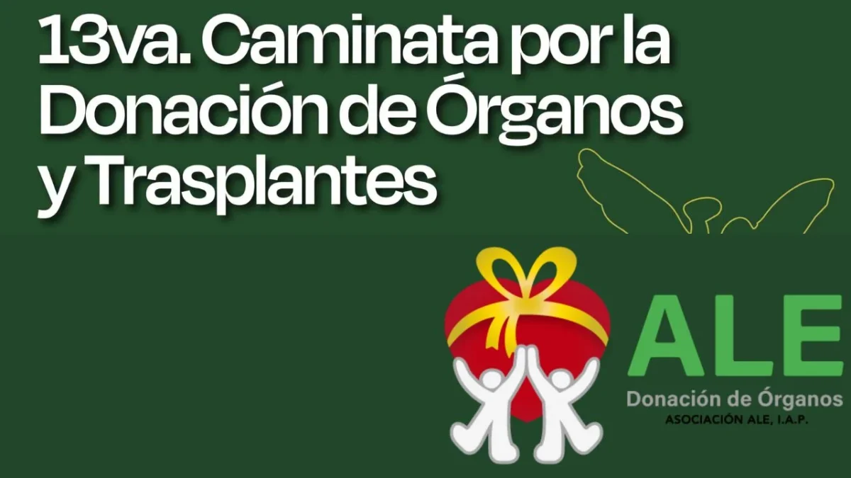 La Asociación ALE lanzó la invitación a la 13ª Caminata por la Donación de Órganos y Trasplantes que se realizará el próximo 20 de septiembre
