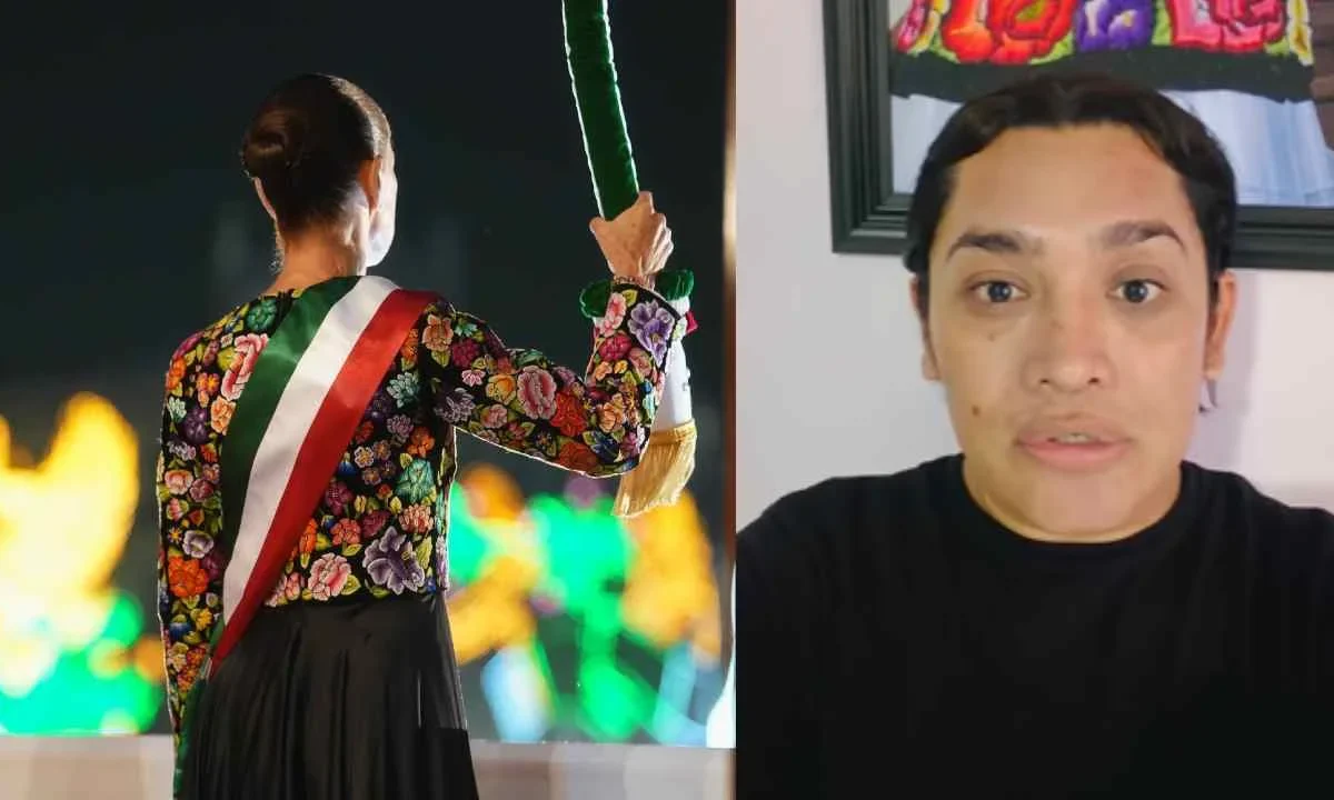 Balean casa de Elvis Guerra, muxe que bordó vestido de Sheinbaum; pide la intervención de la presidenta.