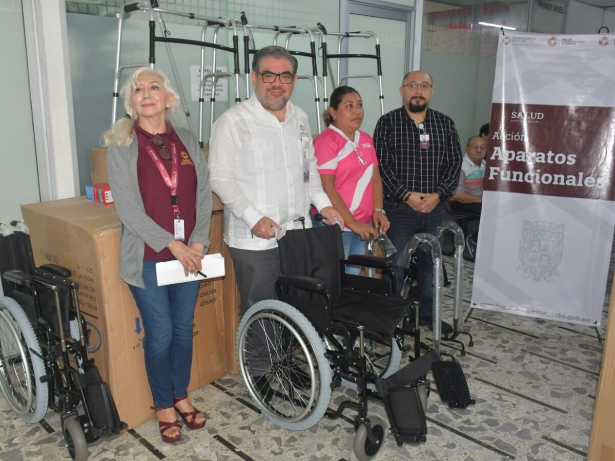Con 188 equipos de movilidad, realizan segunda jornada de entrega a beneficiarios de varios municipios de Campeche.