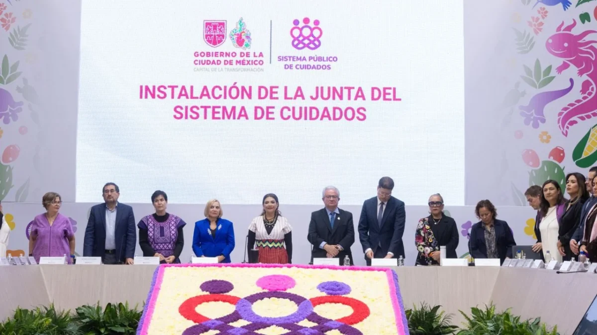 Clara Brugada instaló la Junta del Sistema de Cuidados de la CDMX, encargada de articular, coordinar, monitorear y evaluar la política pública en la materia.