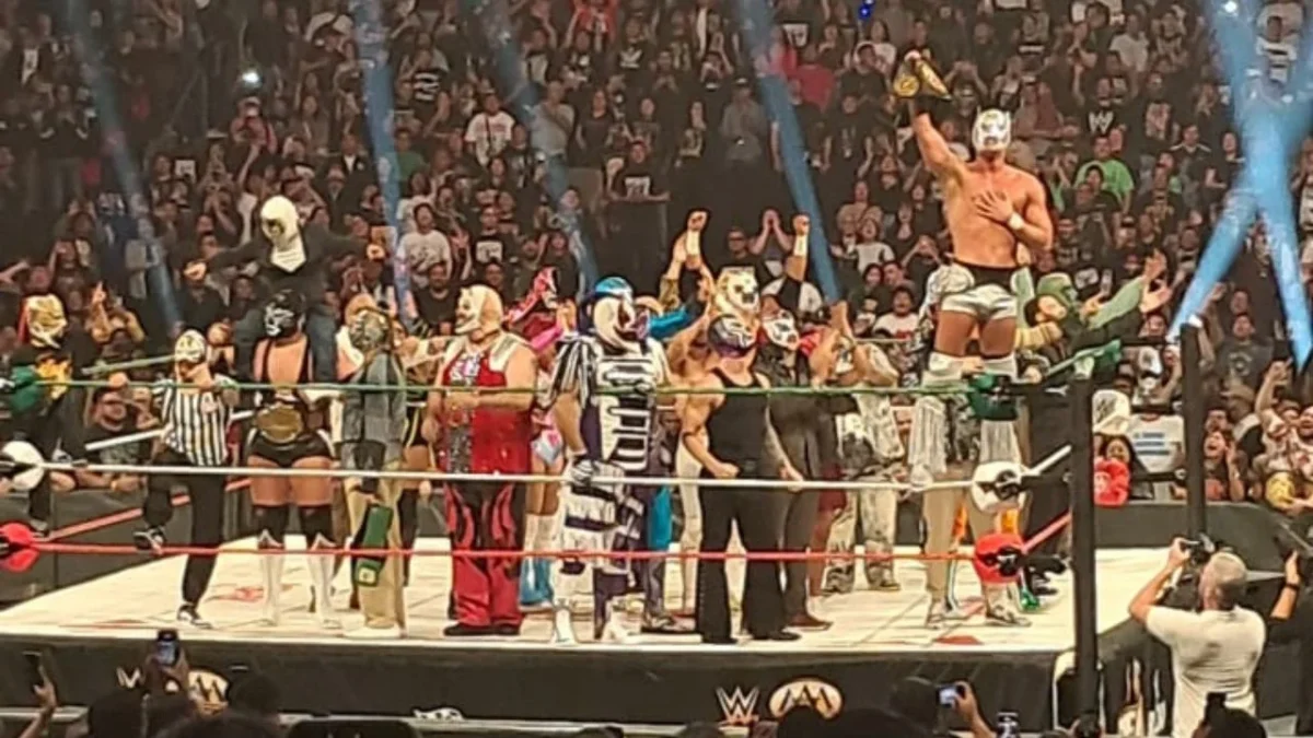 El Grande Americano le arrebató el Megacampeonato de AAA a Dominik Mysterio, en la lucha estelar de Triplemanía 34.