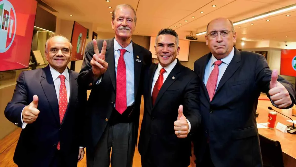 Vicente Fox y 'Alito' Moreno llaman a construir una alternativa para México.