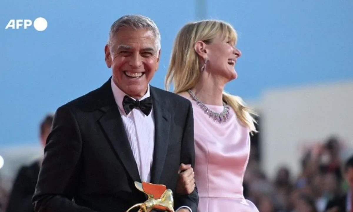 El Festival de Cine de Venecia arrancó con un homenaje al carismático George Clooney, le entregan el León de Oro.