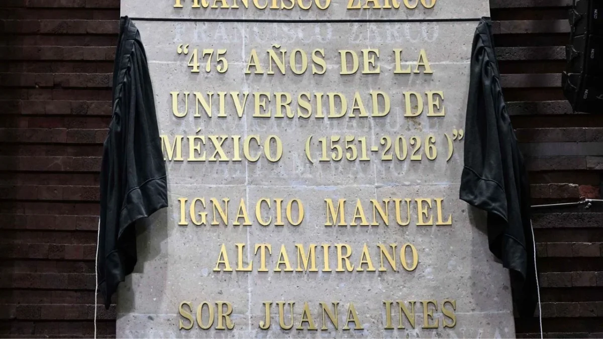 En sesión solemne, la Cámara de Diputados conmemoró el 475 aniversario de la UNAM: '475 años de la Universidad de México (1551-2026)'.