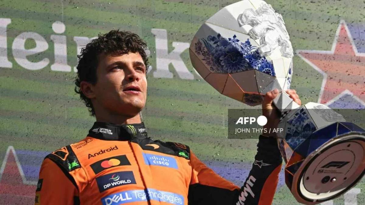 El piloto británico, Lando Norris (McLaren), logró la pole position en el GP de España.