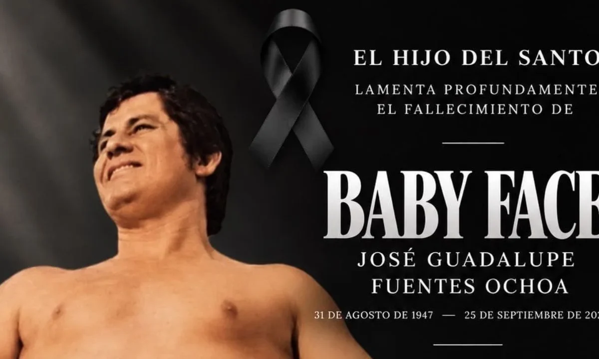 El Hijo del Santo dio a conocer el fallecimiento del luchador Baby Face, a los 79 años de edad, uno de los rudos más famosos del cuadrilátero