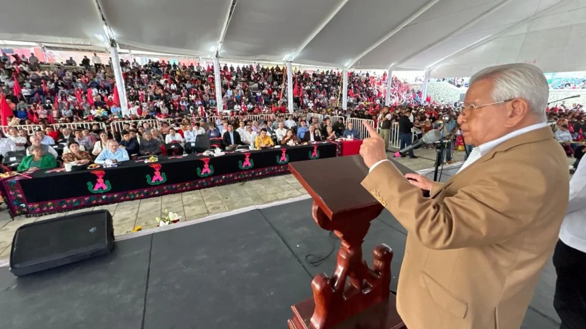 Aquiles Córdova, dirigente nacional del Movimiento Antorchista, llamó al pueblo a organizarse para forjar su propio desarrollo y liberación.