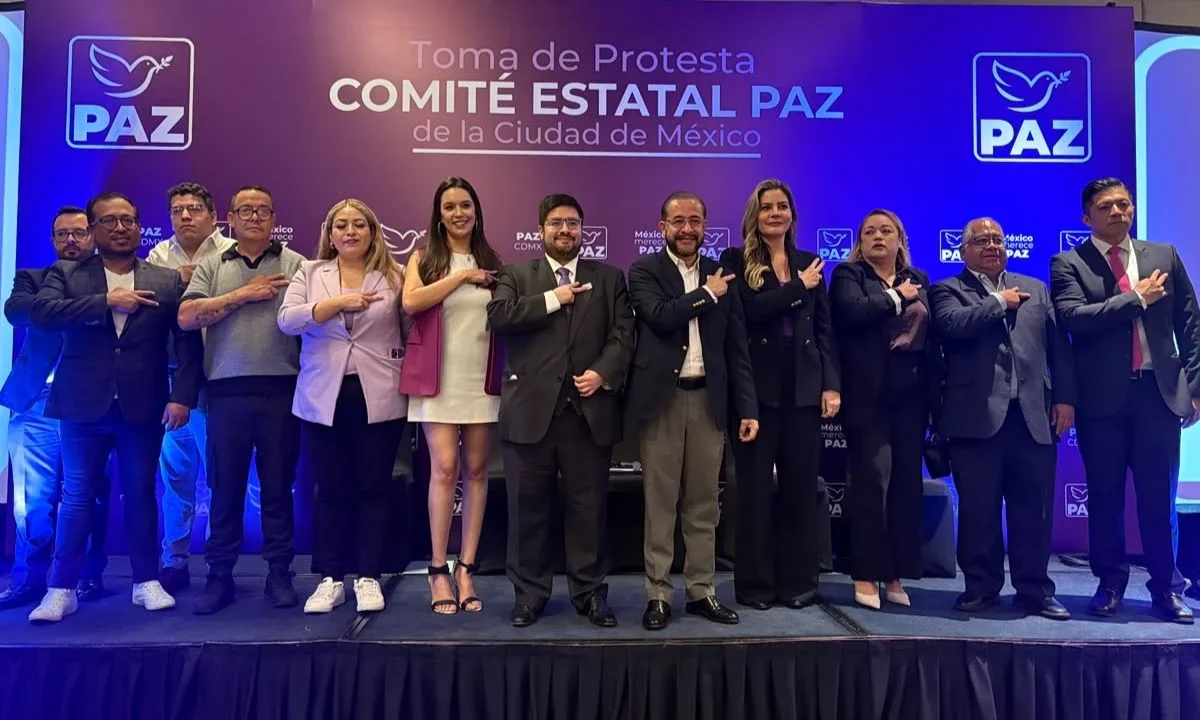 El Partido PAZ fijó su meta rumbo a los comicios de 2027: obtener 250 mil votos, dos alcaldías, cinco diputaciones en CDMX.
