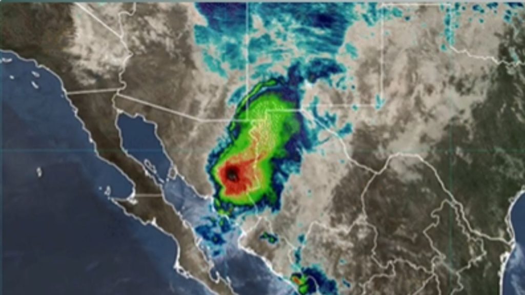 'Polo' se degrada a tormenta tropical sobre Sonora