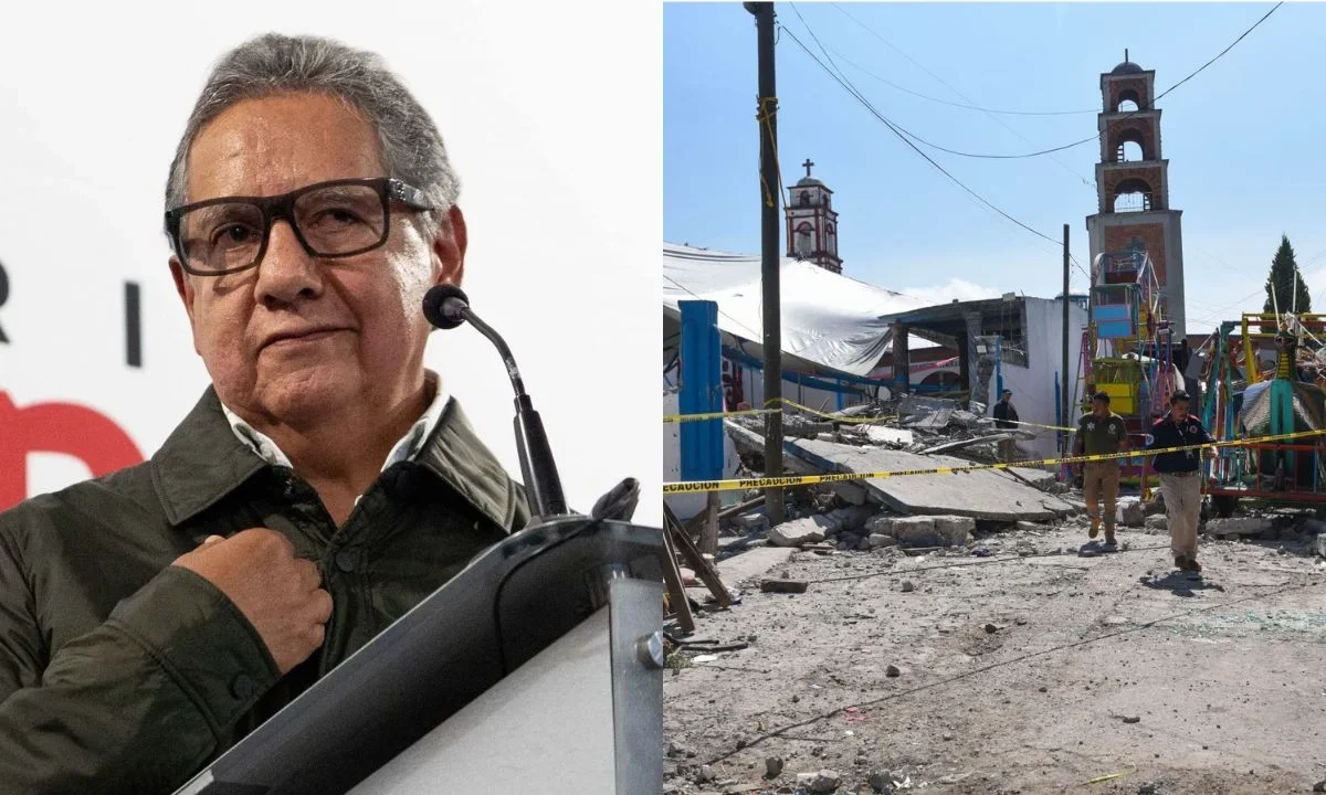 Higinio Martínez, presidente del Senado, expresó sus condolencias y solidaridad con las familias por explosión de pirotecnia en Temascalcingo.